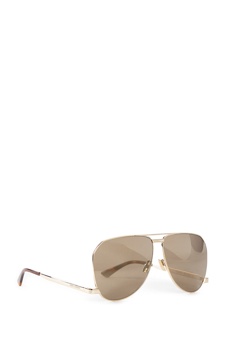 SAINT LAURENT WOMAN GOLD EYEWEAR