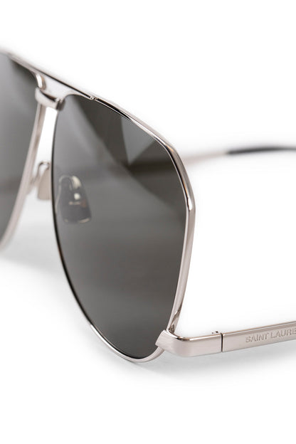 SAINT LAURENT WOMAN SILVER EYEWEAR