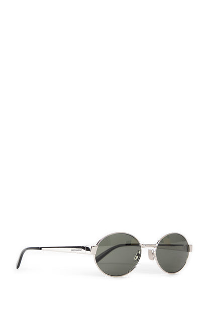 SAINT LAURENT WOMAN SILVER EYEWEAR