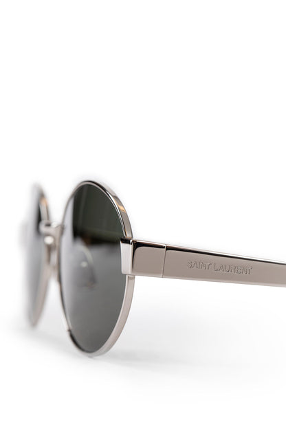 SAINT LAURENT WOMAN SILVER EYEWEAR