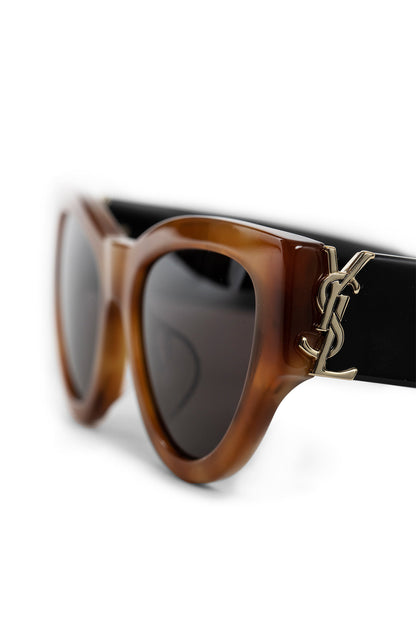 SAINT LAURENT WOMAN BROWN EYEWEAR