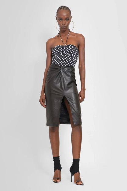 Antonioli SAINT LAURENT WOMAN BLACK&WHITE BODYSUITS