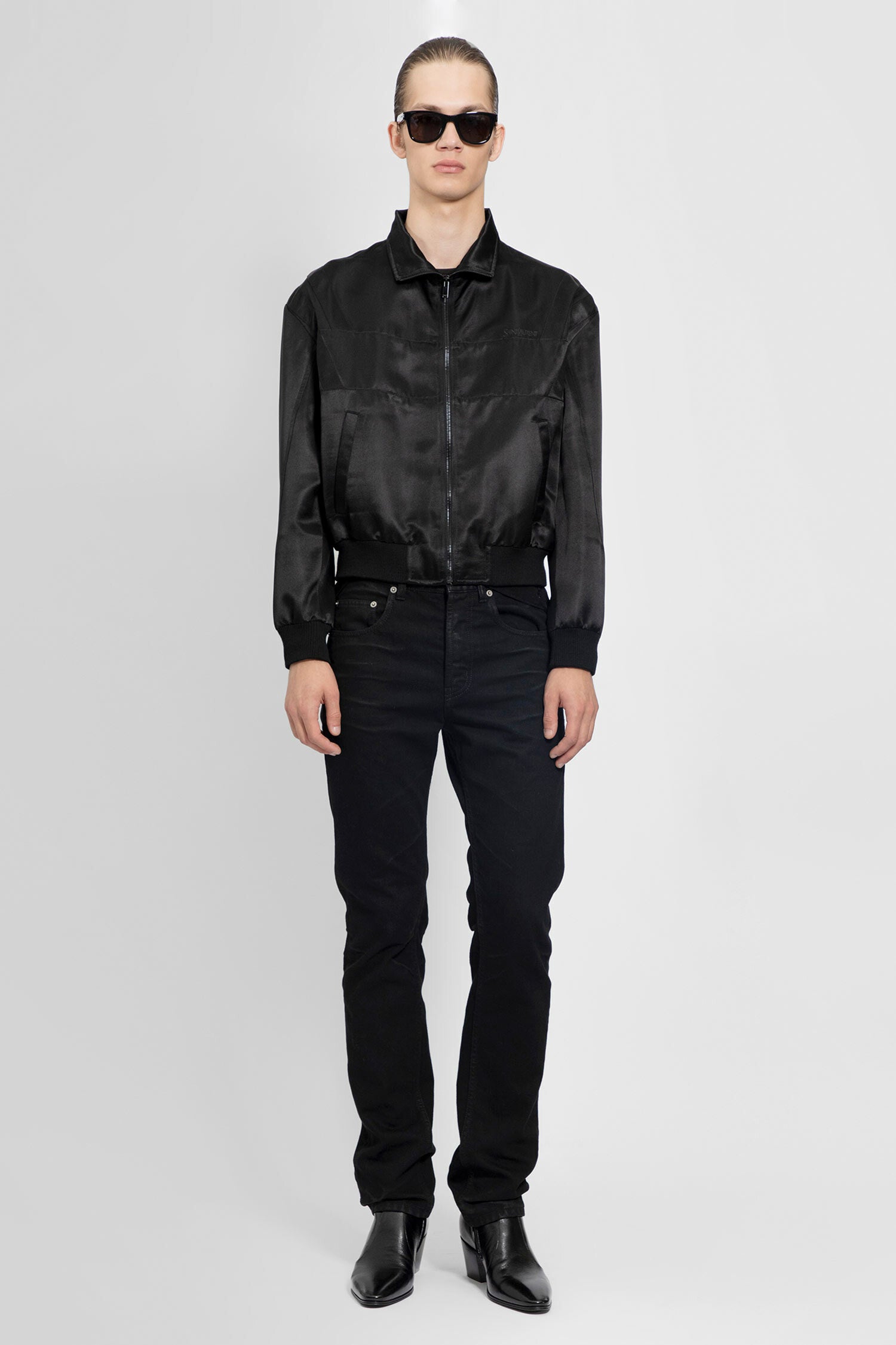 SAINT LAURENT MAN BLACK JACKETS