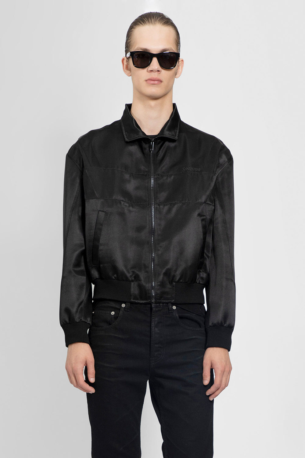 SAINT LAURENT MAN BLACK JACKETS