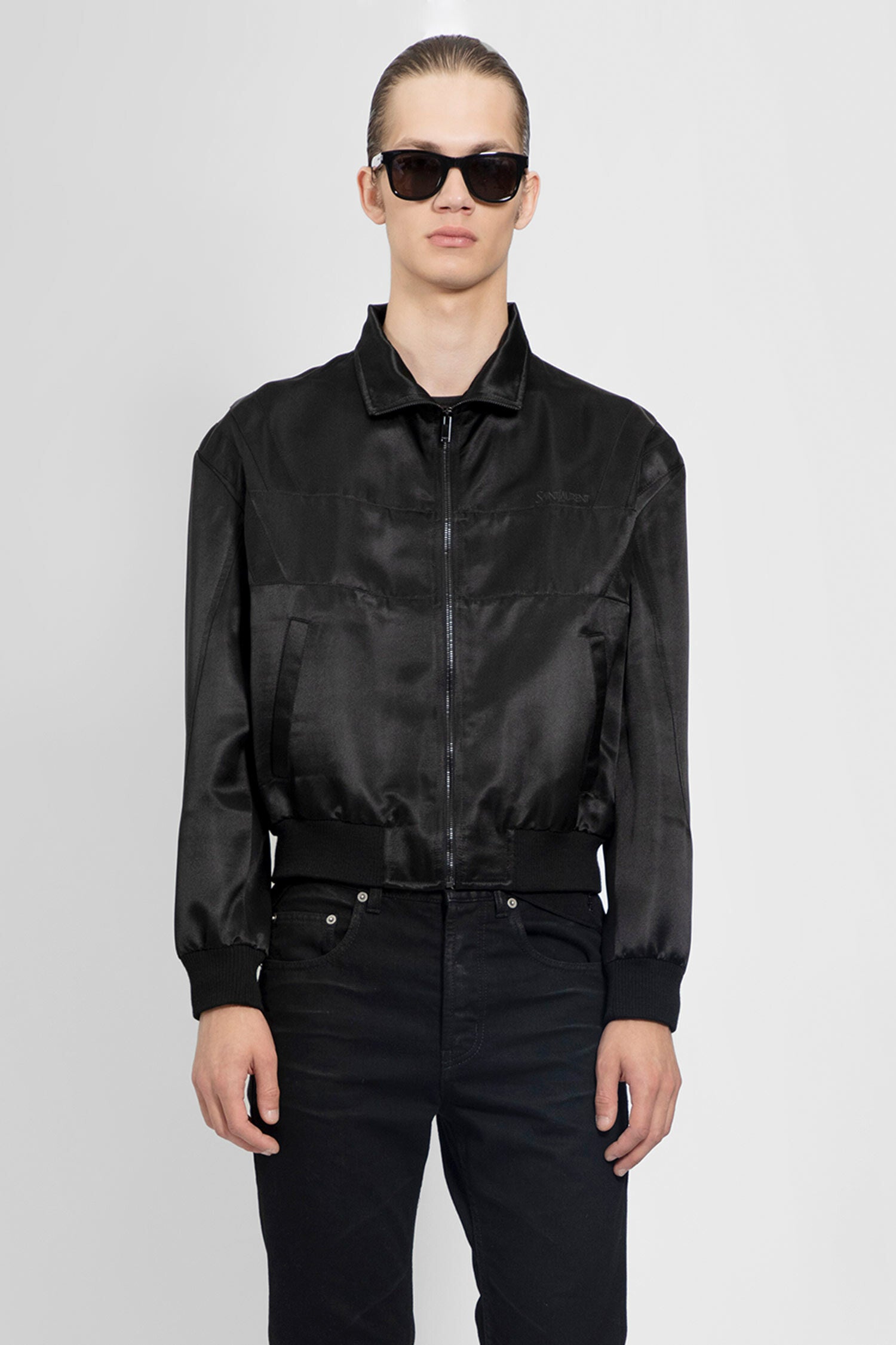 SAINT LAURENT MAN BLACK JACKETS