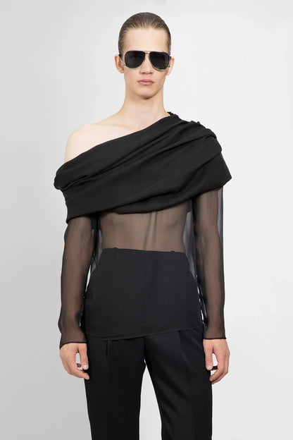 Antonioli SAINT LAURENT MAN BLACK SHIRTS