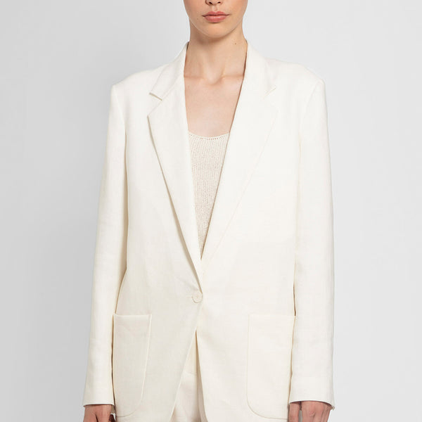 THE ROW WOMAN OFF WHITE BLAZERS