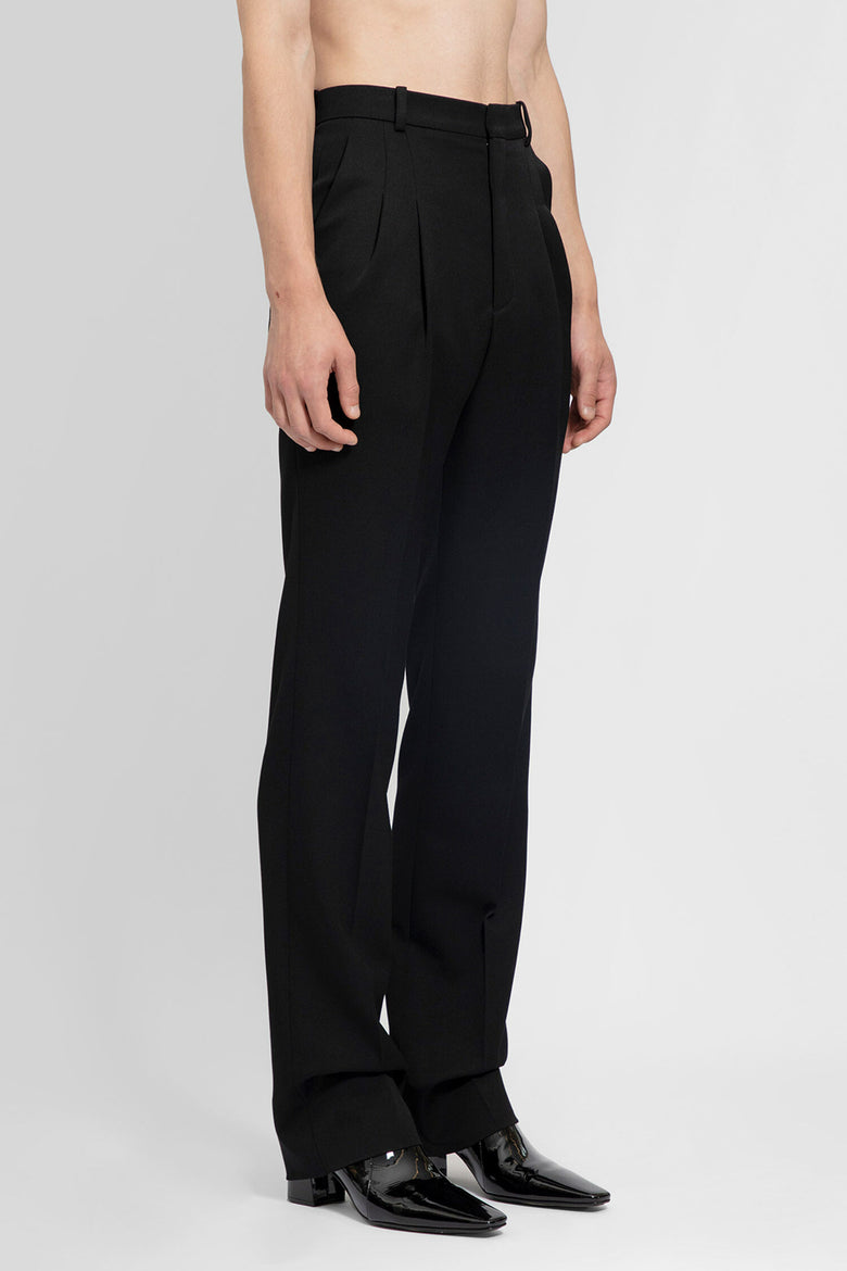 SAINT LAURENT MAN BLACK TROUSERS