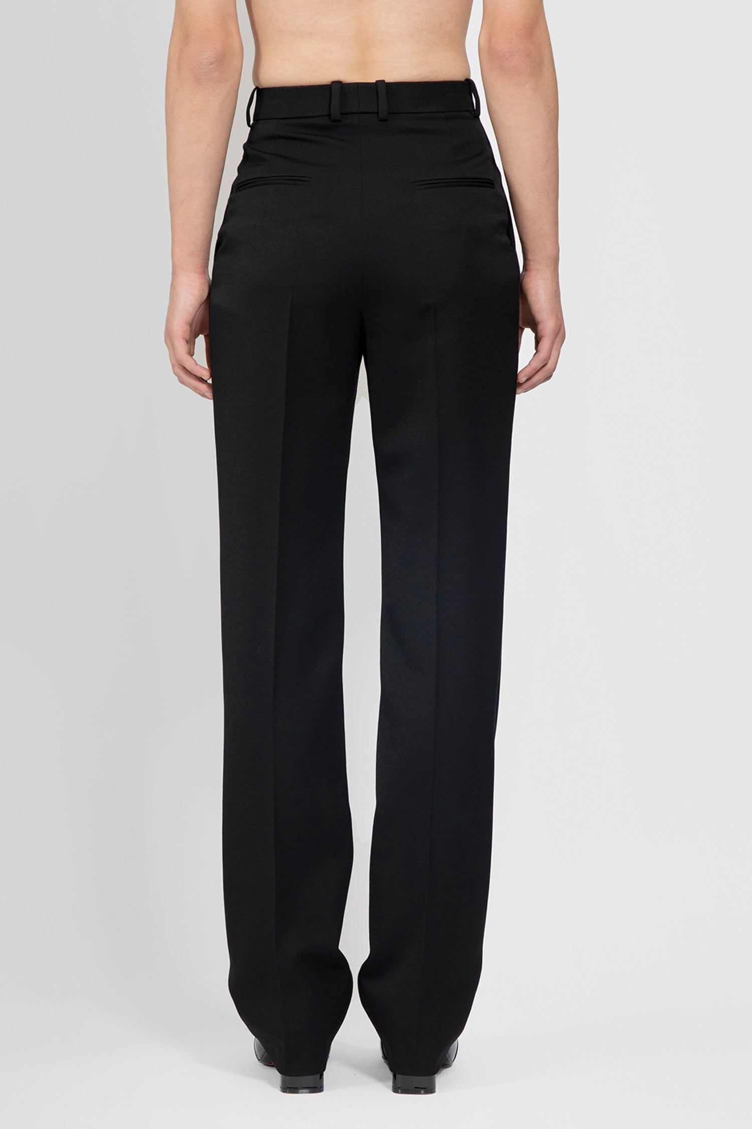 SAINT LAURENT MAN BLACK TROUSERS