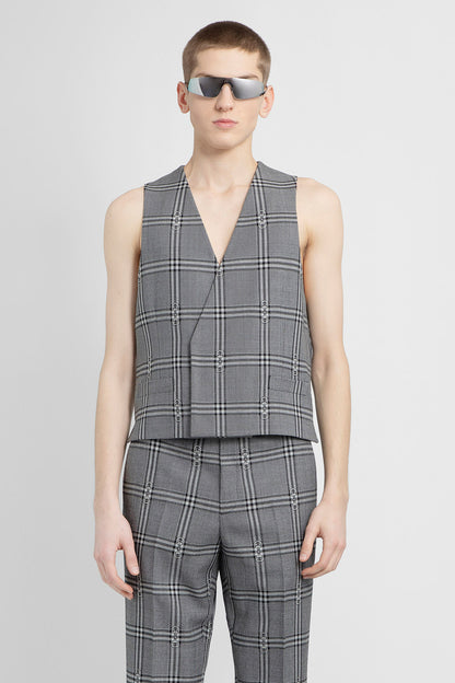 GUCCI MAN GREY WAISTCOATS