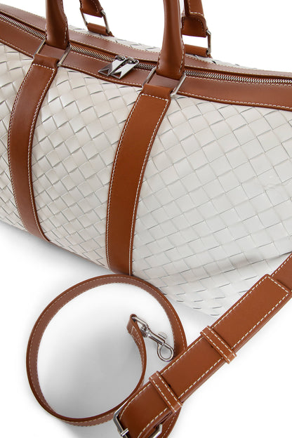 BOTTEGA VENETA MAN WHITE BACKPACKS & TRAVEL BAGS