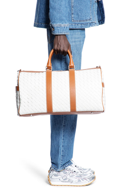 BOTTEGA VENETA MAN WHITE BACKPACKS & TRAVEL BAGS