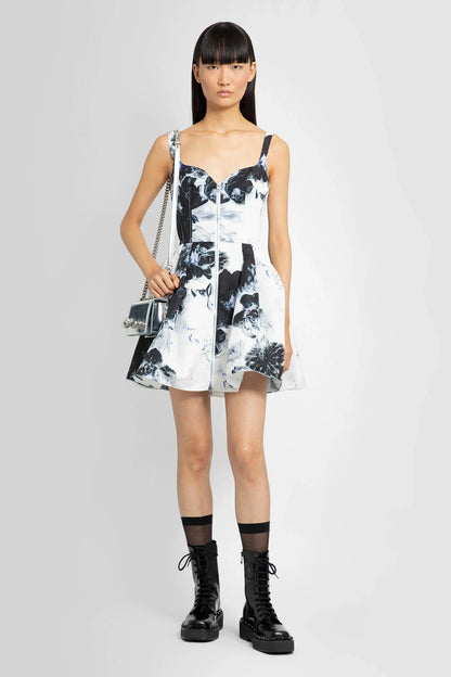 Antonioli ALEXANDER MCQUEEN WOMAN BLACK&WHITE DRESSES