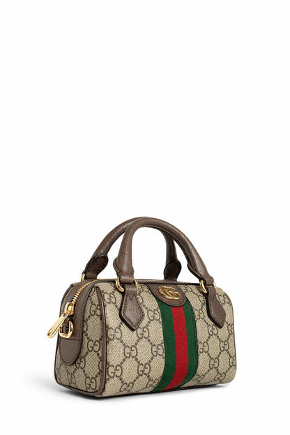 GUCCI WOMAN BEIGE TOP HANDLE BAGS