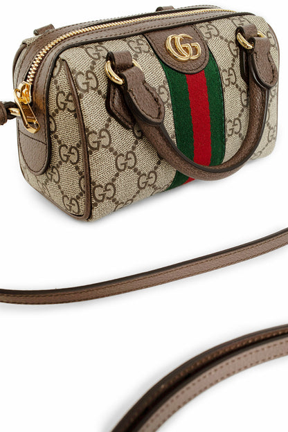 GUCCI WOMAN BEIGE TOP HANDLE BAGS