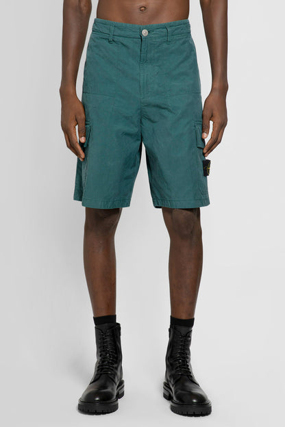 STONE ISLAND SHORTS GREEN WOMAN