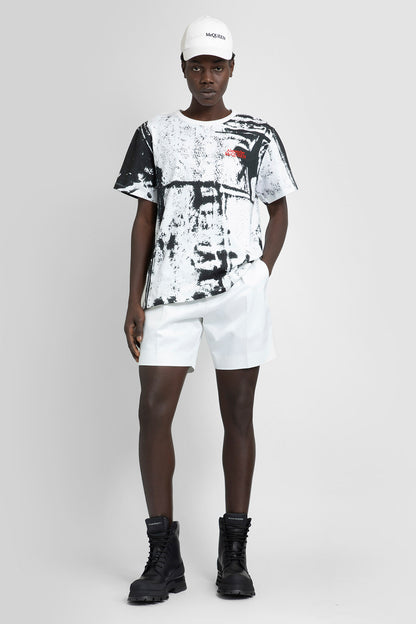 ALEXANDER MCQUEEN MAN WHITE SHORTS & SKIRTS