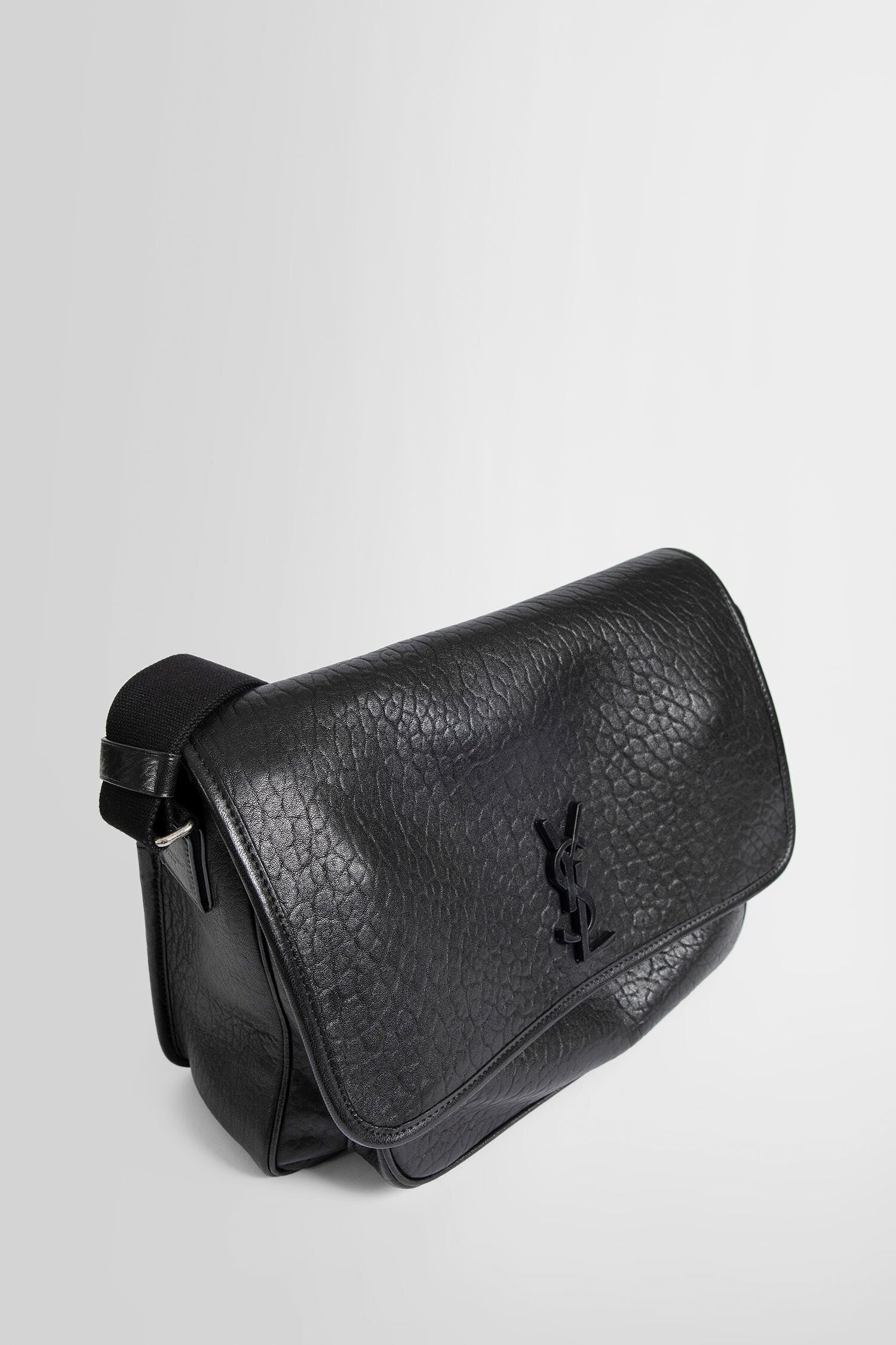 SAINT LAURENT MAN BLACK CROSSBODY BAGS