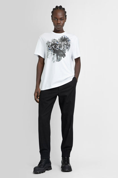 ALEXANDER MCQUEEN MAN WHITE T-SHIRTS & TANK TOPS