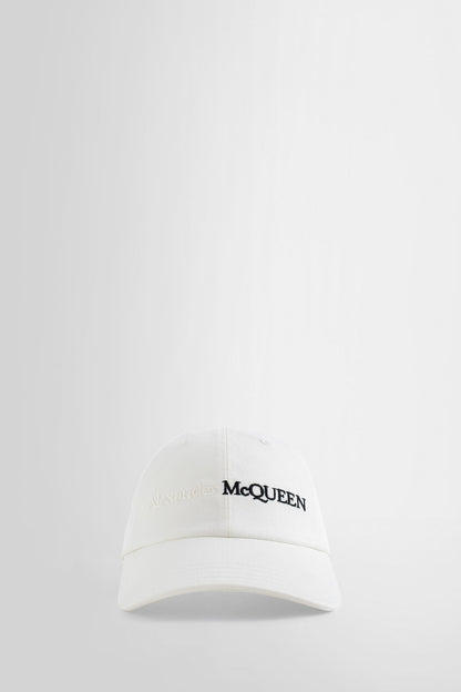 ALEXANDER MCQUEEN MAN WHITE HATS