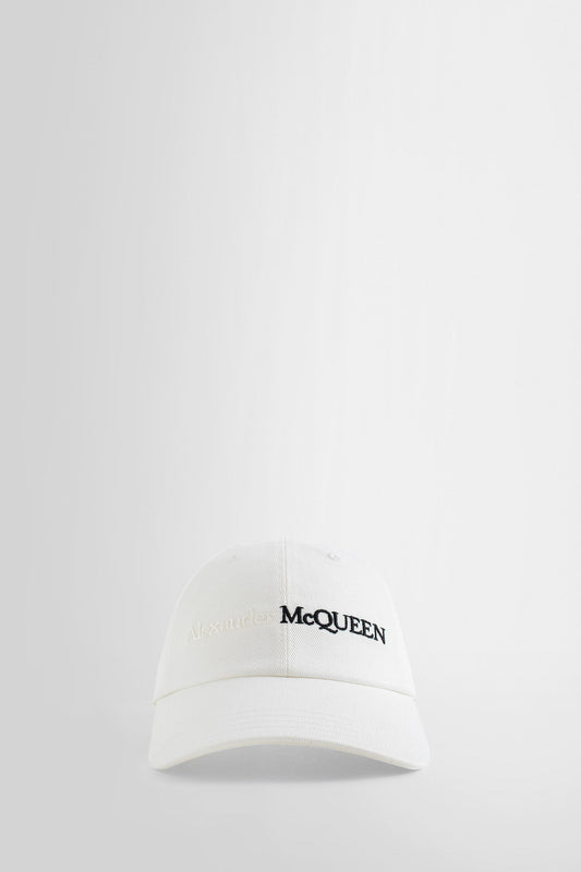 ALEXANDER MCQUEEN MAN WHITE HATS