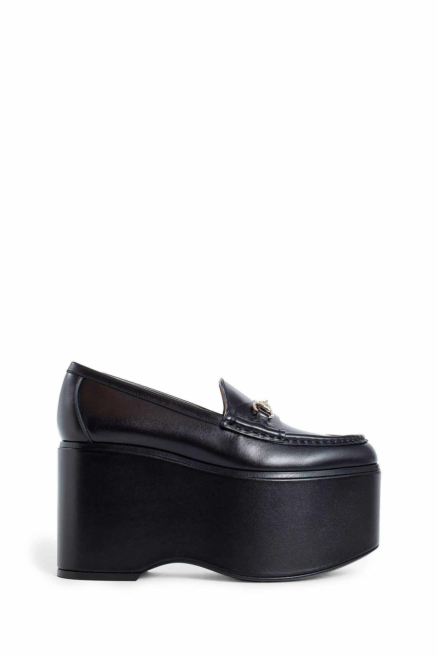 GUCCI WOMAN BLACK LOAFERS & FLATS