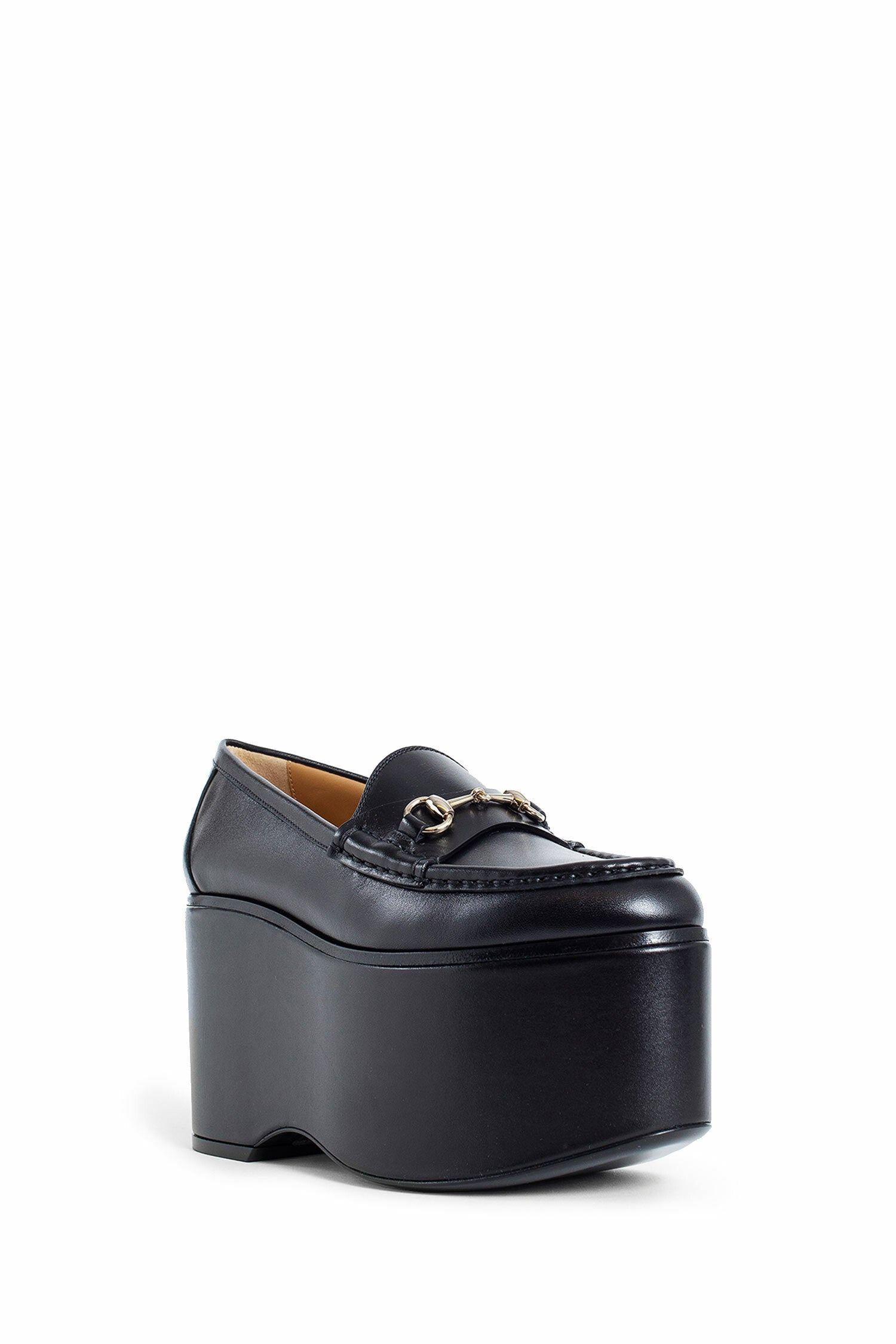 GUCCI WOMAN BLACK LOAFERS & FLATS