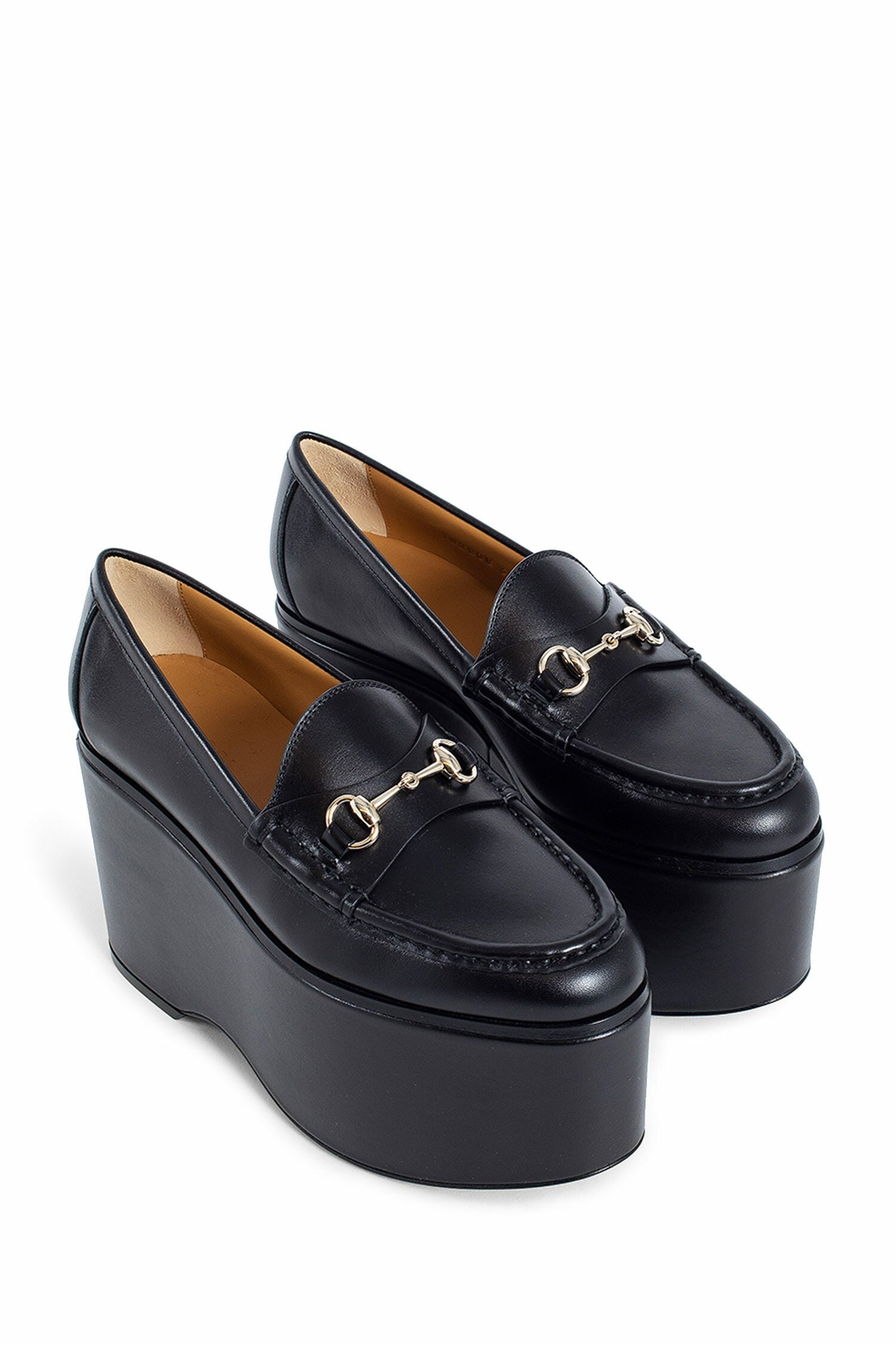 GUCCI WOMAN BLACK LOAFERS & FLATS