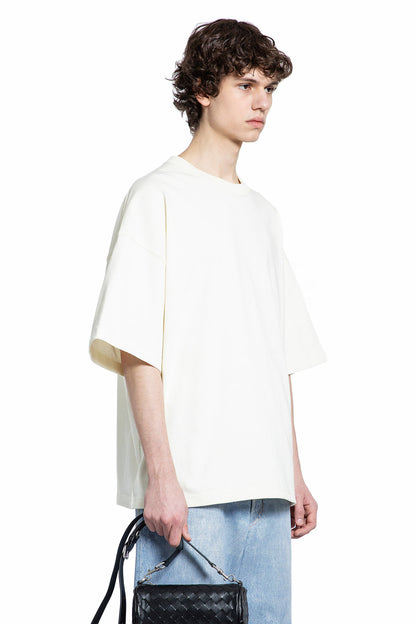 BOTTEGA VENETA MAN OFF-WHITE T-SHIRTS & TANK TOPS