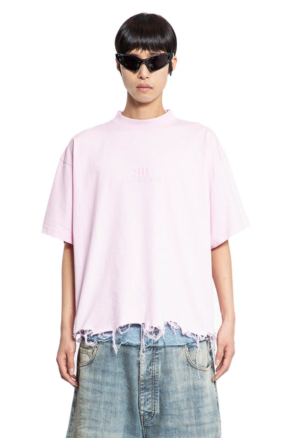 BALENCIAGA MAN PINK T-SHIRTS & TANK TOPS