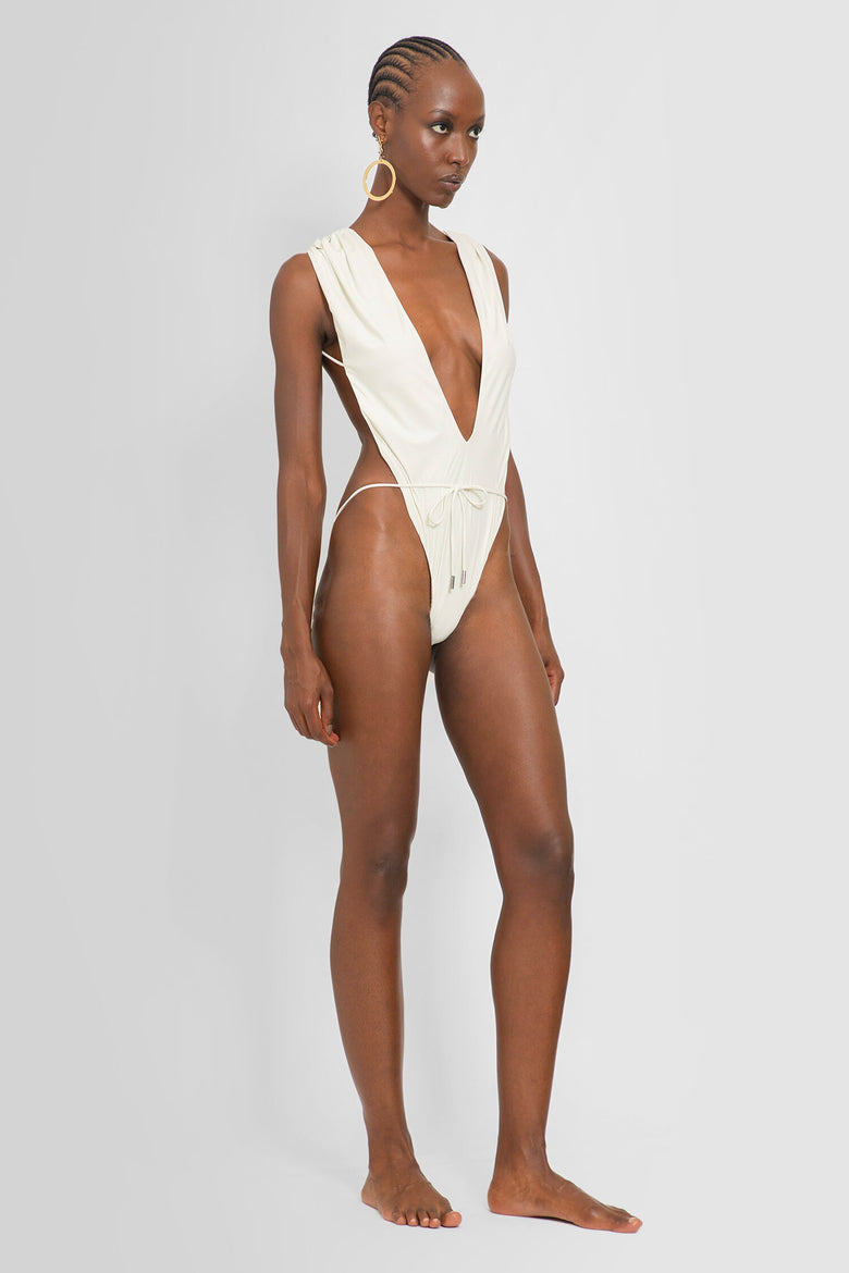 SAINT LAURENT WOMAN WHITE SWIMWEAR