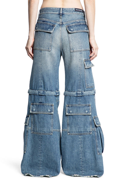 BALENCIAGA WOMAN BLUE JEANS