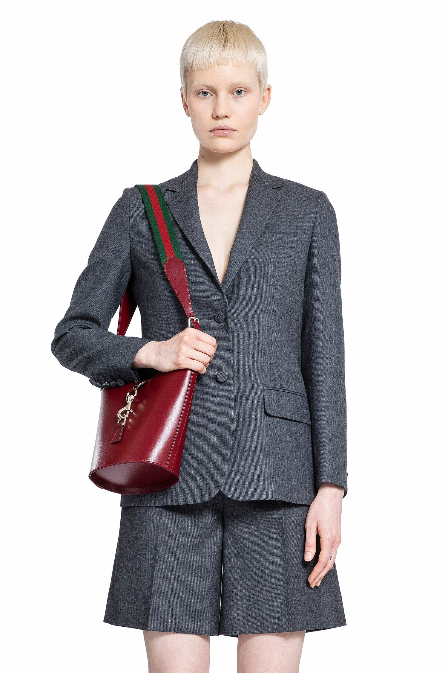 GUCCI WOMAN GREY BLAZERS