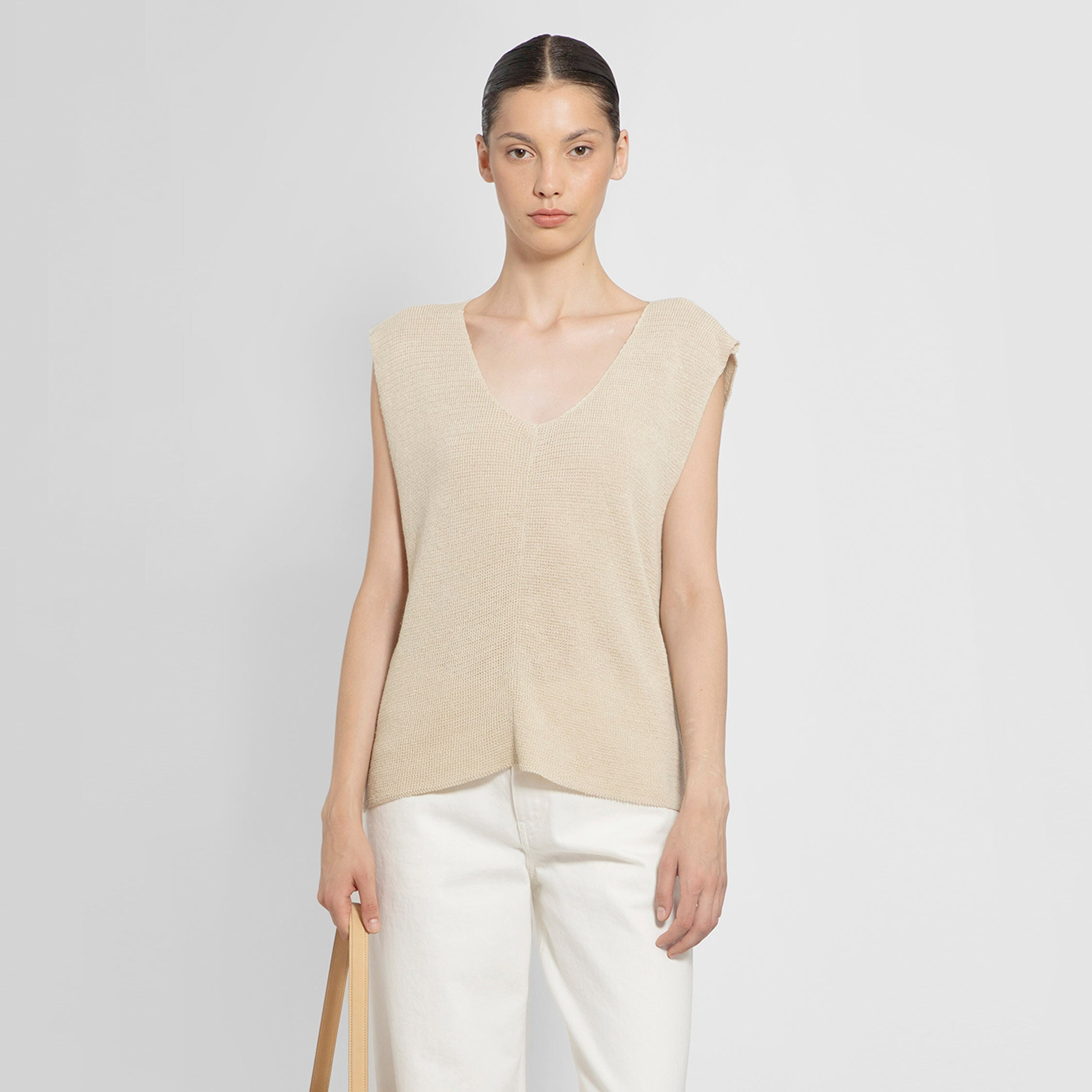 THE ROW WOMAN OFF-WHITE TOPS