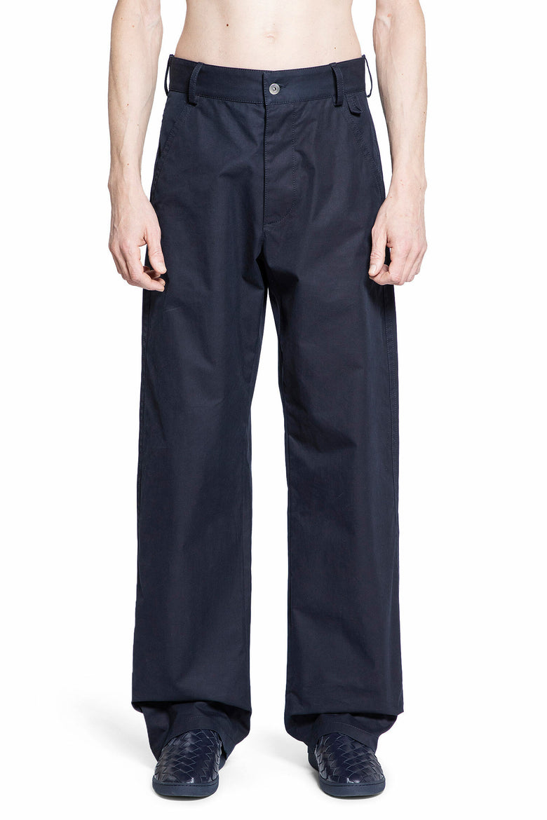 BOTTEGA VENETA MAN BLUE TROUSERS