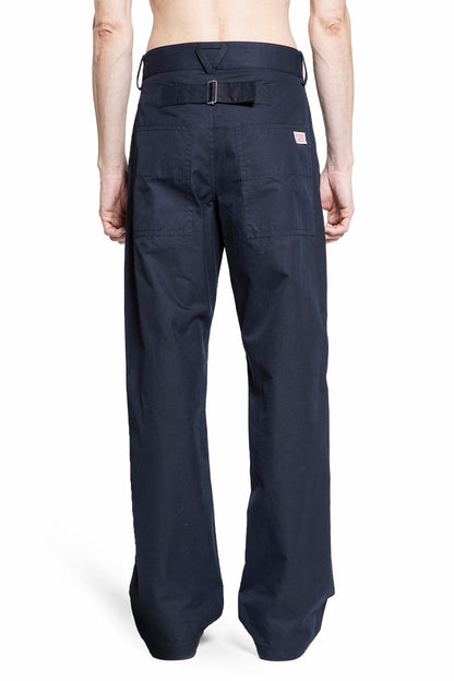 BOTTEGA VENETA MAN BLUE TROUSERS