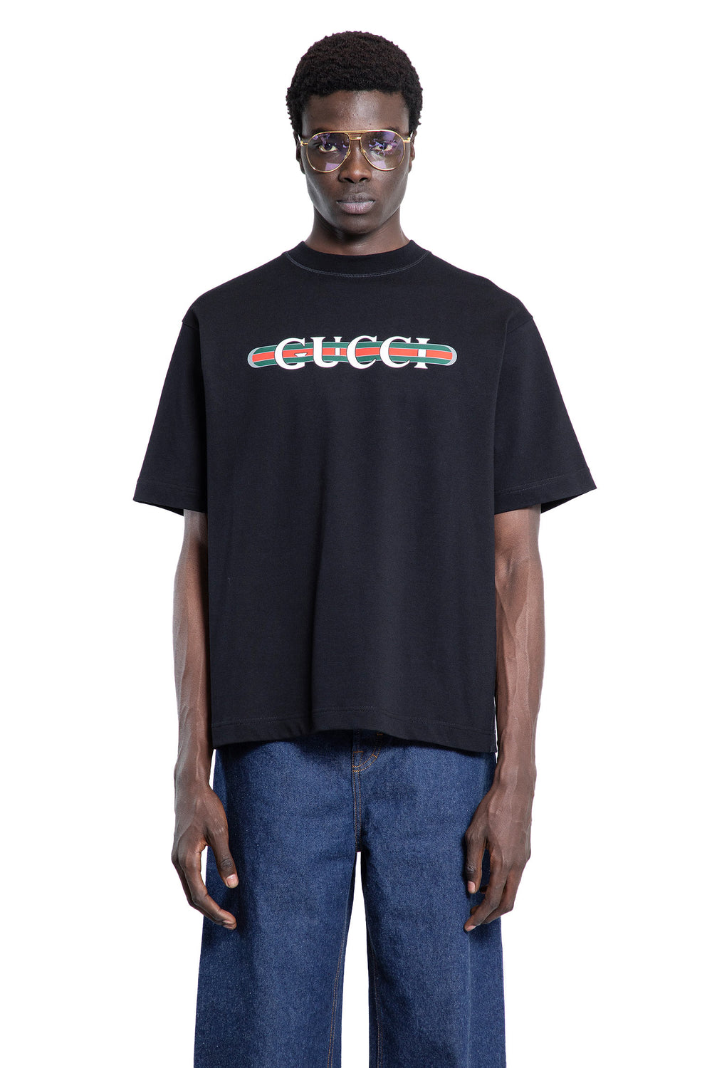 GUCCI MAN BLACK T-SHIRTS & TANK TOPS