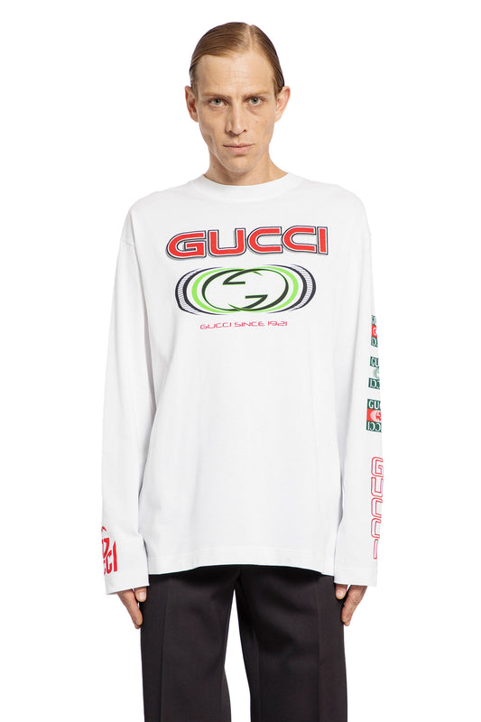 GUCCI MAN WHITE T-SHIRTS & TANK TOPS