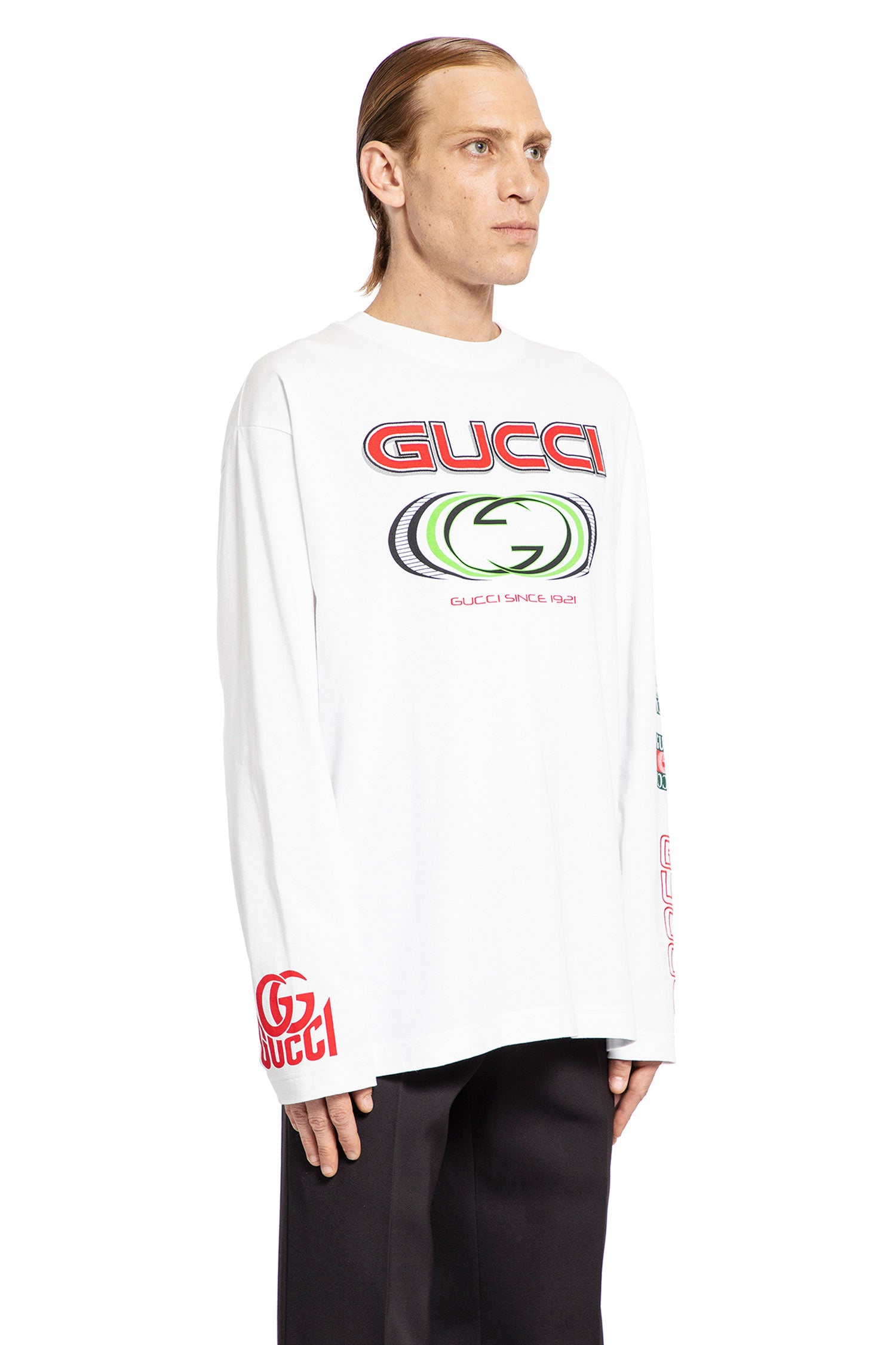 GUCCI MAN WHITE T-SHIRTS & TANK TOPS