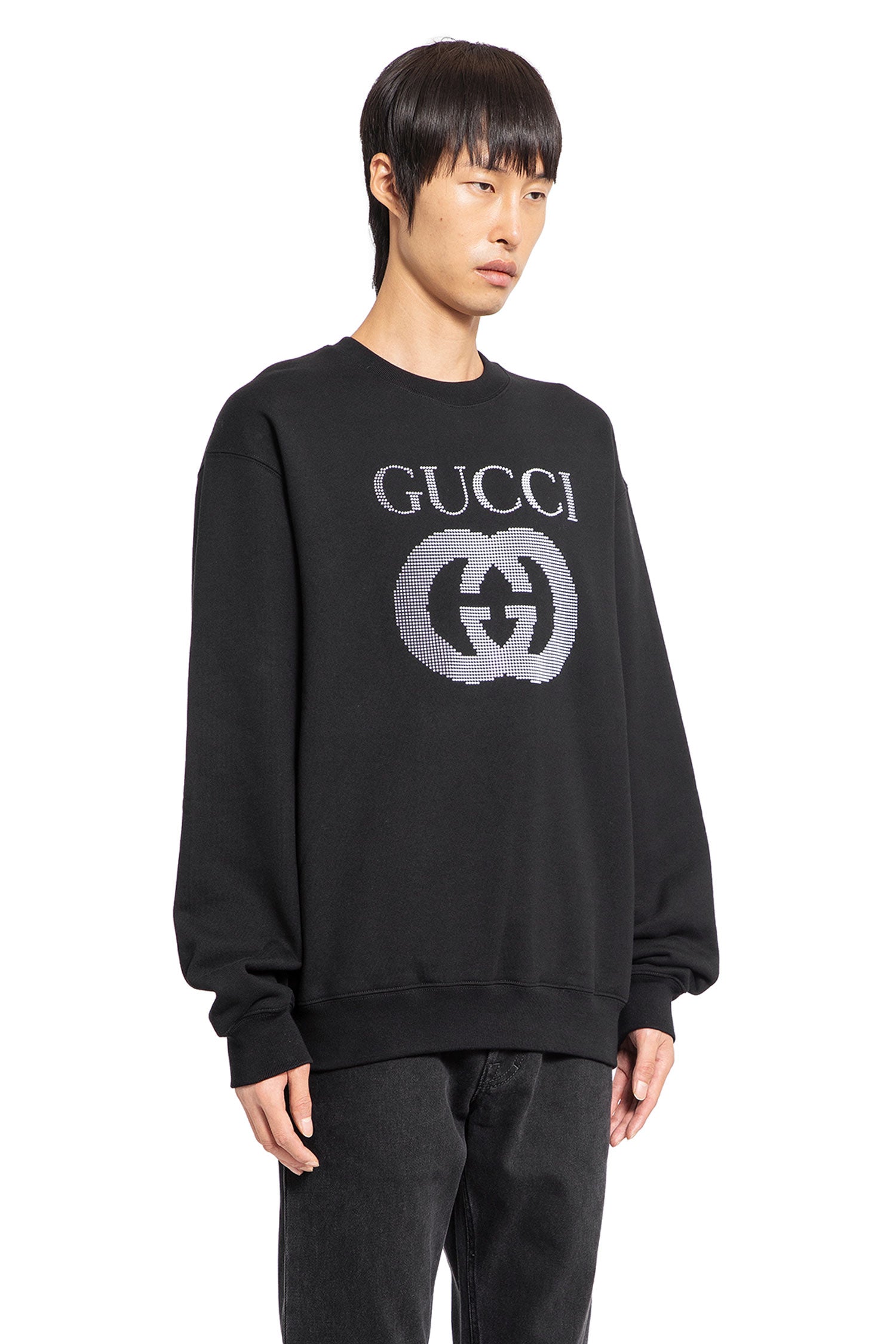 GUCCI MAN BLACK SWEATSHIRTS