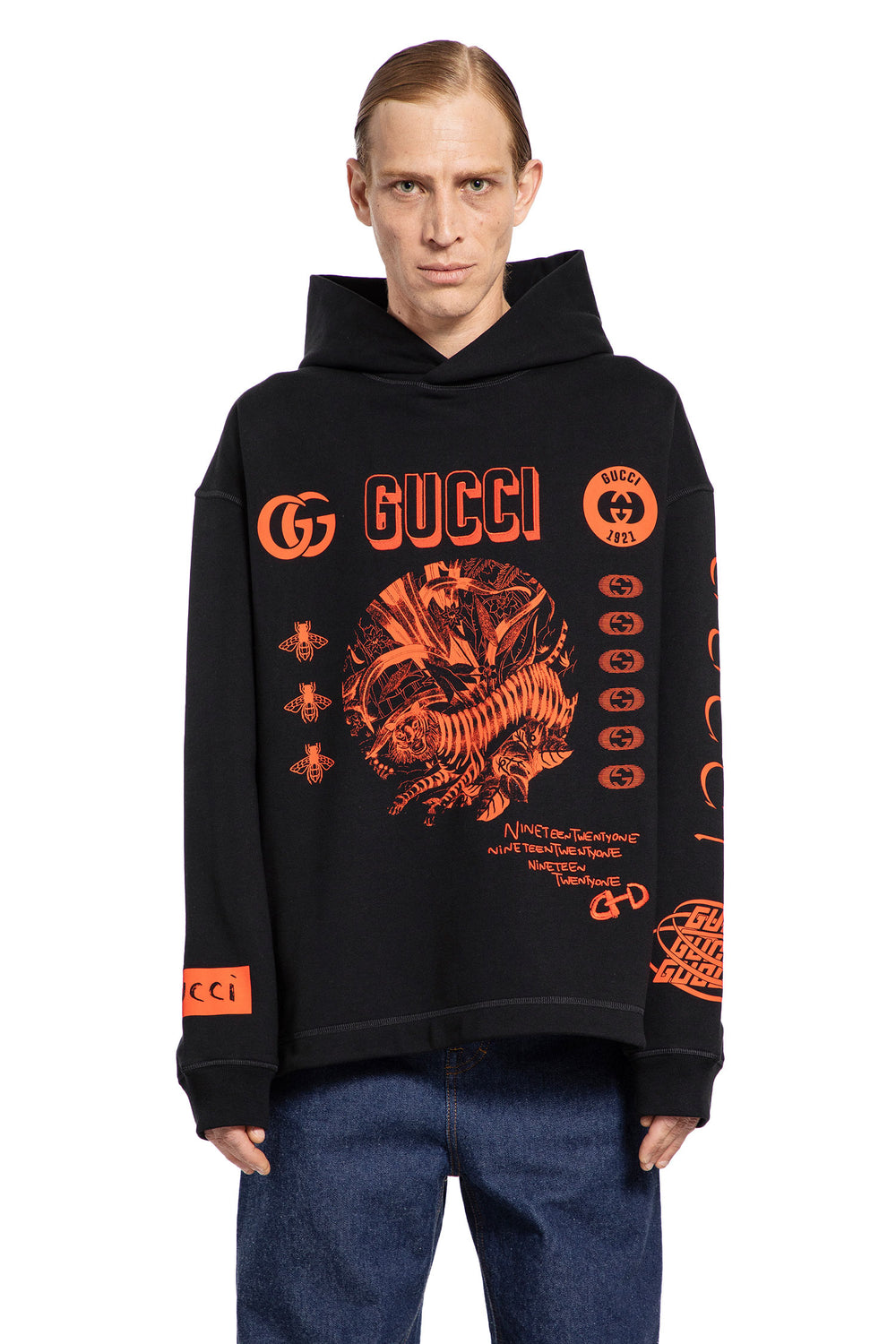 GUCCI MAN BLACK SWEATSHIRTS