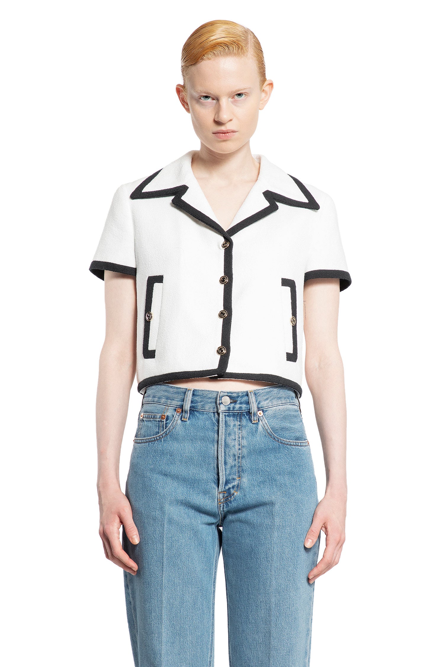 GUCCI WOMAN BLACK&WHITE TOPS