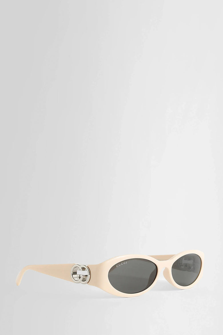GUCCI WOMAN OFF-WHITE EYEWEAR - Antonioli.eu
