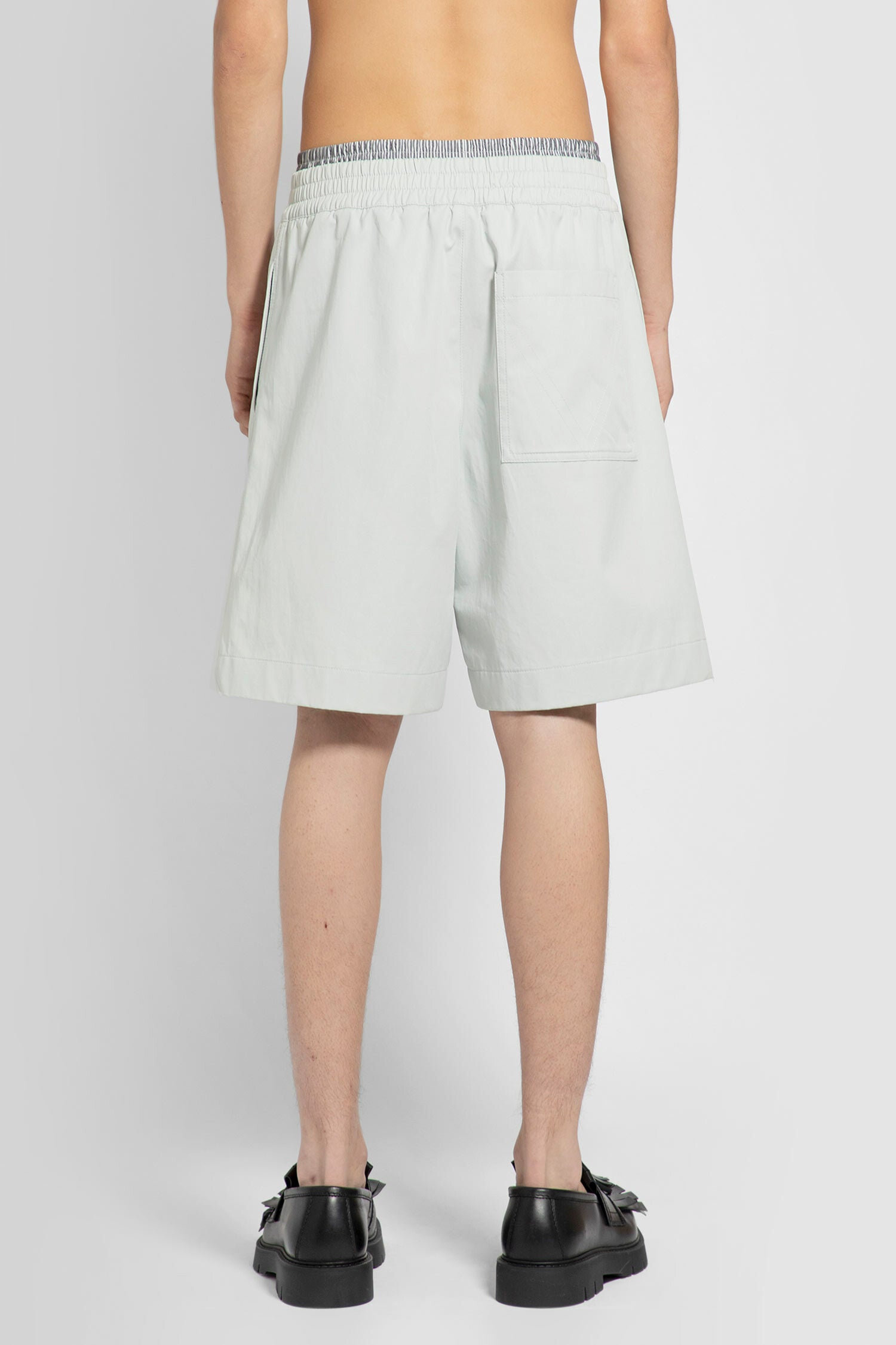 BOTTEGA VENETA MAN GREY SHORTS & SKIRTS