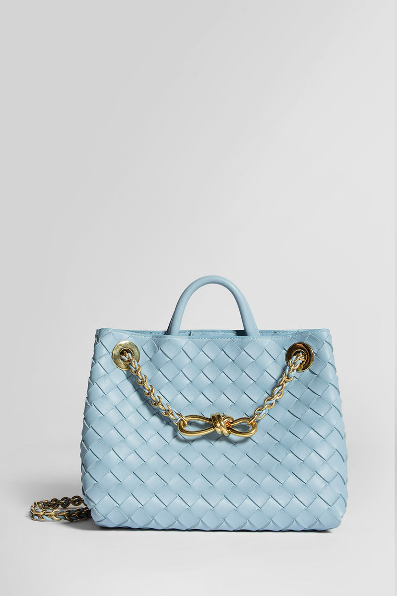 BOTTEGA VENETA WOMAN BLUE TOTE BAGS - BOTTEGA VENETA - TOTE BAGS