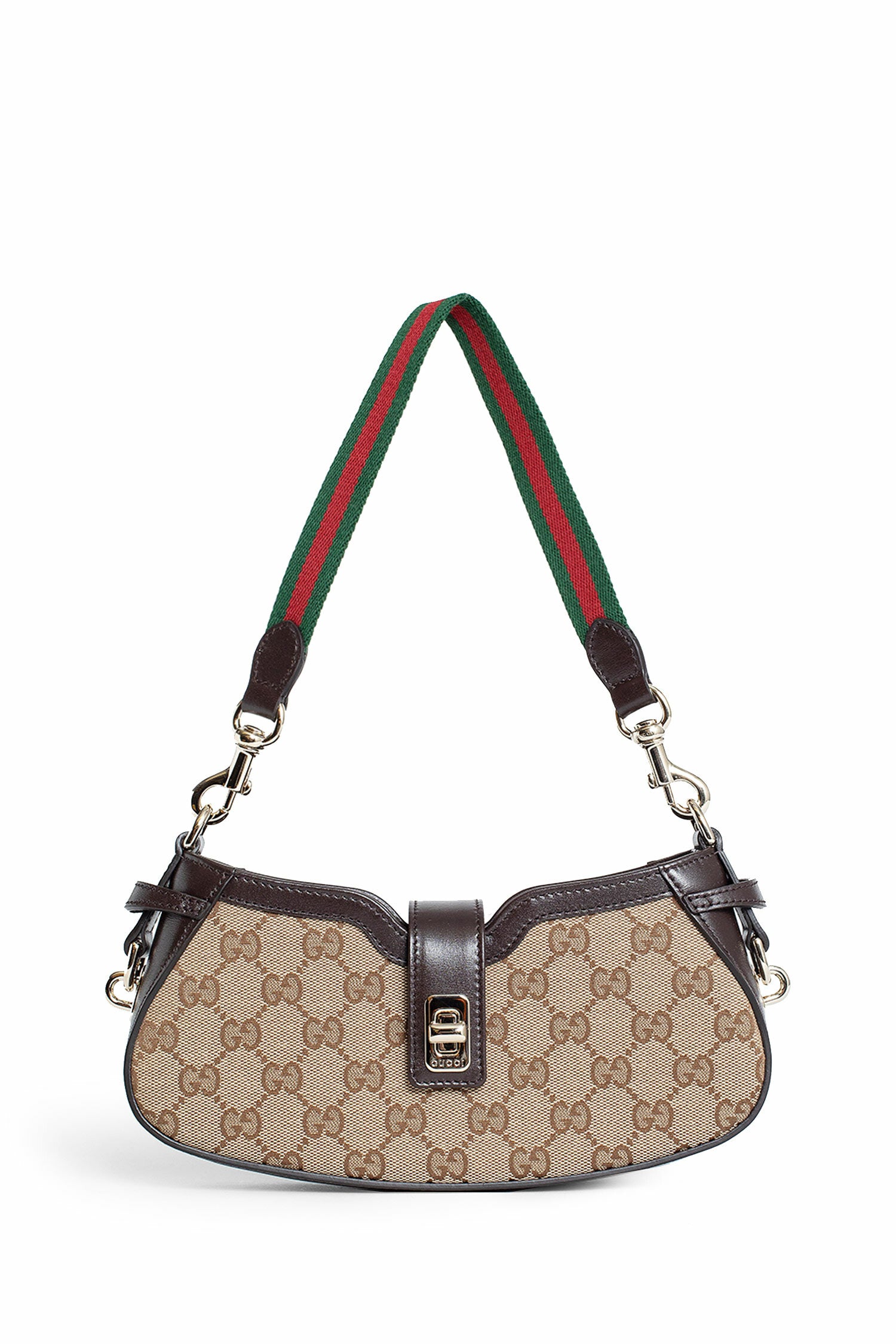 GUCCI WOMAN BEIGE SHOULDER BAGS