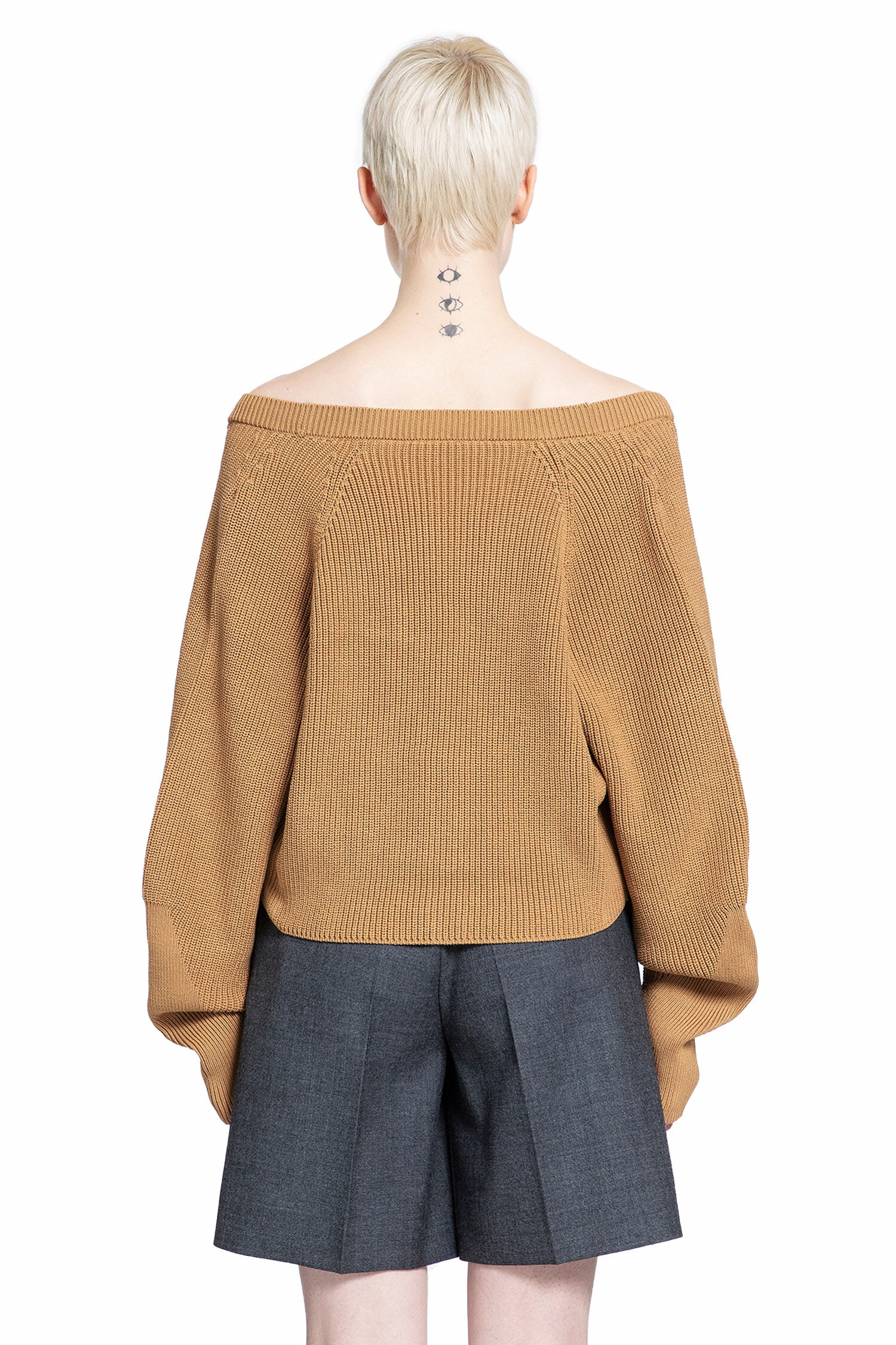 GUCCI WOMAN BEIGE KNITWEAR