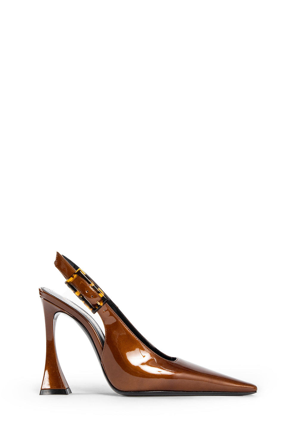 SAINT LAURENT WOMAN BROWN PUMPS