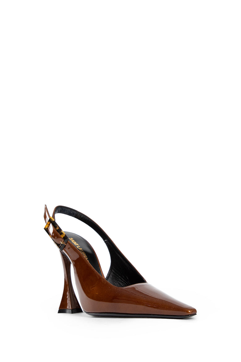 SAINT LAURENT WOMAN BROWN PUMPS