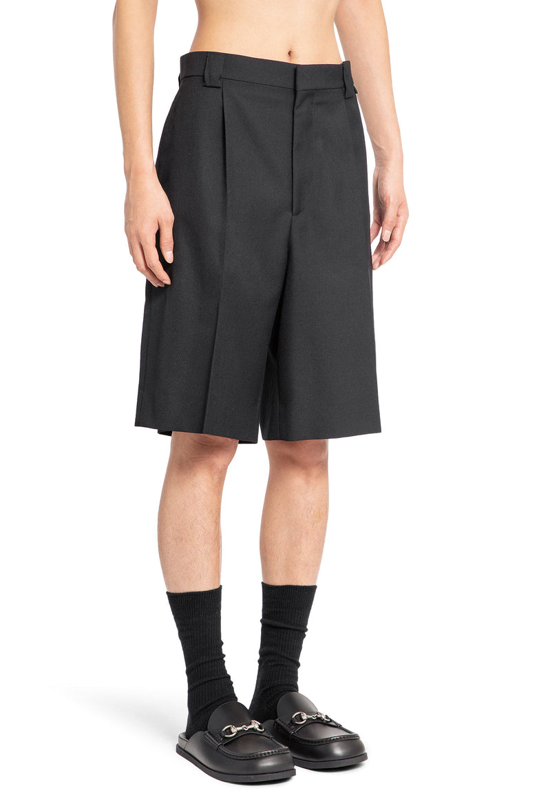 GUCCI MAN BLACK SHORTS & SKIRTS